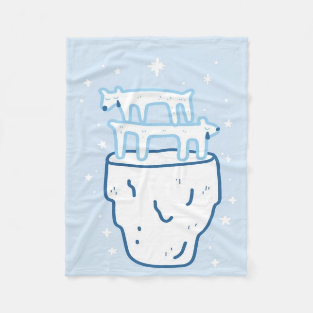 The Polar Bear | Polar Bear Blanket (Front)