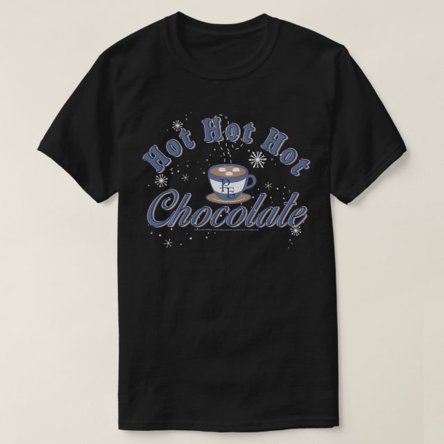 The Polar Epress Hot Hot Hot Chocolate Logo Pullov T-Shirt (Design Front)
