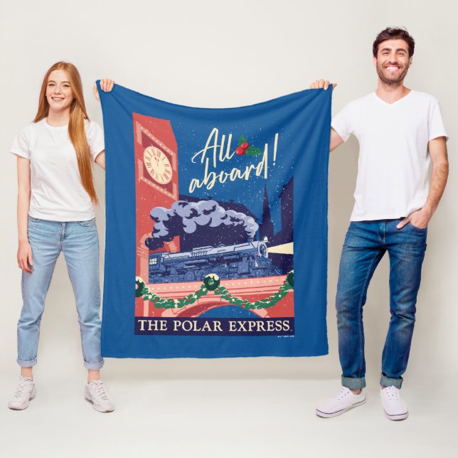 The Polar Express - All Aboard! Fleece Blanket (In Situ)