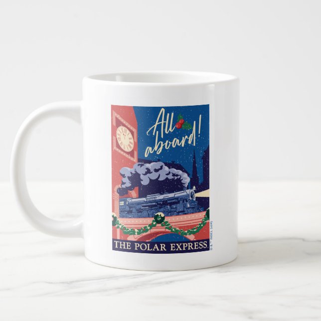 The Polar Express - All Aboard! Large Coffee Mug (Left)