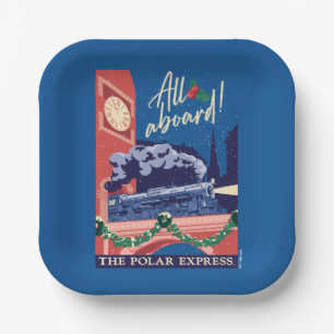 The Polar Express - All Aboard! Paper Plate