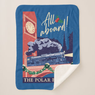 The Polar Express - All Aboard! Sherpa Blanket