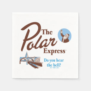 The Polar Express   "Do You Hear The Bell" Retro Napkin