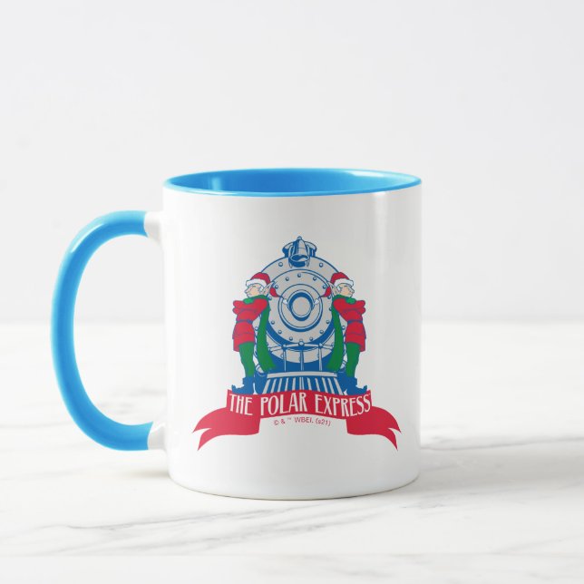 The Polar Express | Elves Standing By Train Mug (Left)