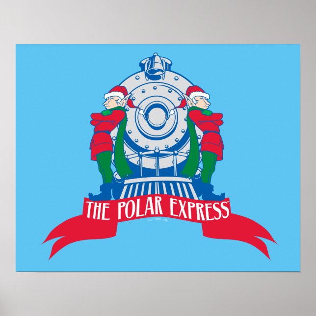 The Polar Express | Elves Standing By Train Poster (Front)