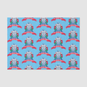 The Polar Express Elves Standing By Train Tissue Paper