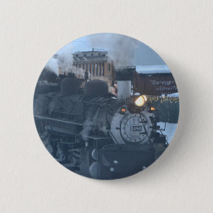 The Polar Express Engine 6 Cm Round Badge