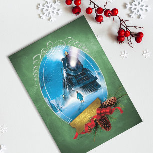 The Polar Express   Holiday Framed Train Arrival