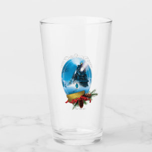 The Polar Express   Holiday Framed Train Arrival Glass