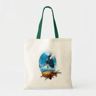 The Polar Express   Holiday Framed Train Arrival Tote Bag