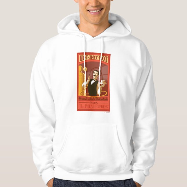 The Polar Express | Hot Chocolate Vintage Art Hoodie (Front)