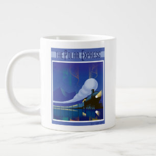 The Polar Express Northern Lights Vintage Travel Large Coffee Mug