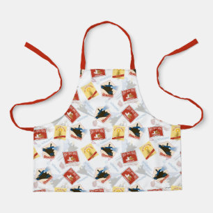 The Polar Express   Retro Sticker Pattern Apron