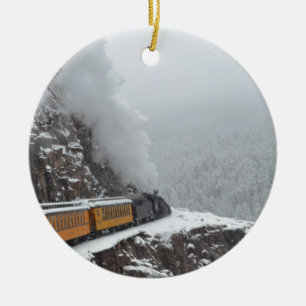 The Polar Express Rounds the Bend Ceramic Tree Decoration