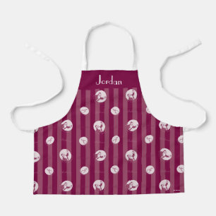 The Polar Express   Striped Santa Claus Pattern Apron