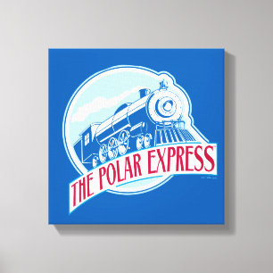 The Polar Express   Train Badge Canvas Print