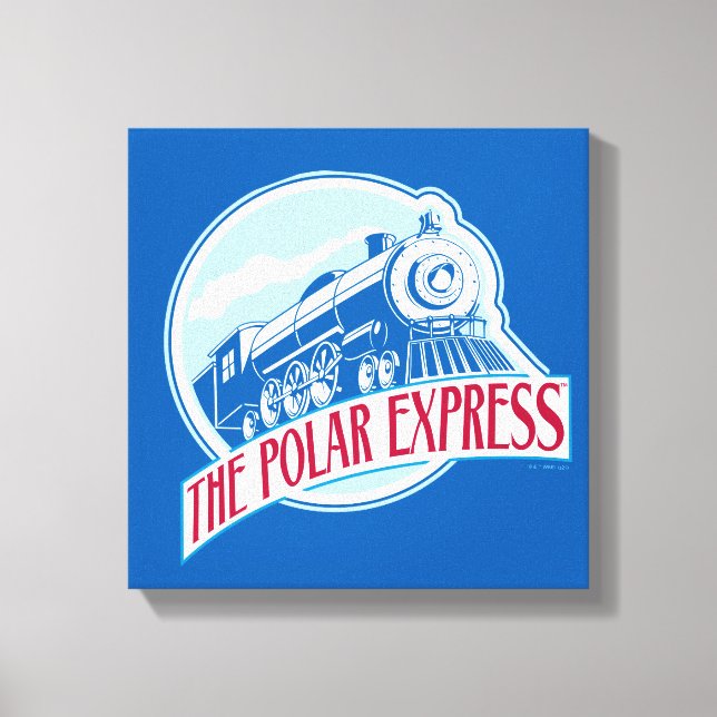 The Polar Express | Train Badge Canvas Print (Front)