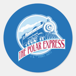 The Polar Express   Train Badge Classic Round Sticker