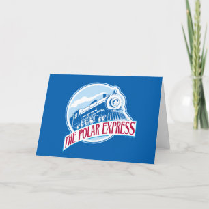 The Polar Express   Train Badge Holiday Card