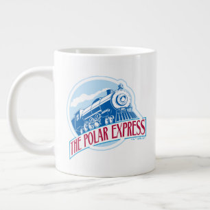The Polar Express   Train Badge Large Coffee Mug