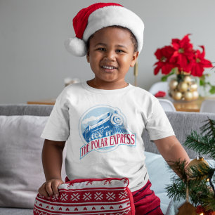 The Polar Express   Train Badge T-Shirt