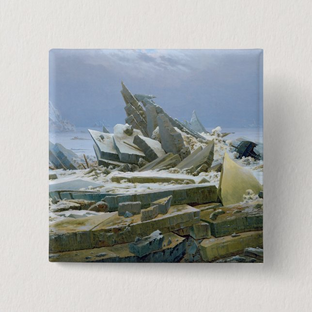 The Polar Sea, 1824 15 Cm Square Badge (Front)