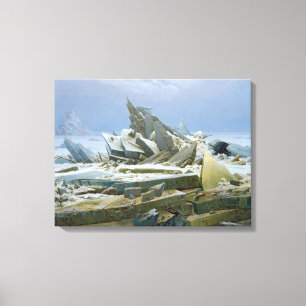 The Polar Sea, 1824 Canvas Print