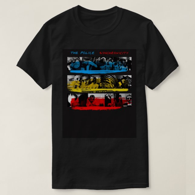 The Police Synchronicity Album Poster T-Shirt (Design Front)