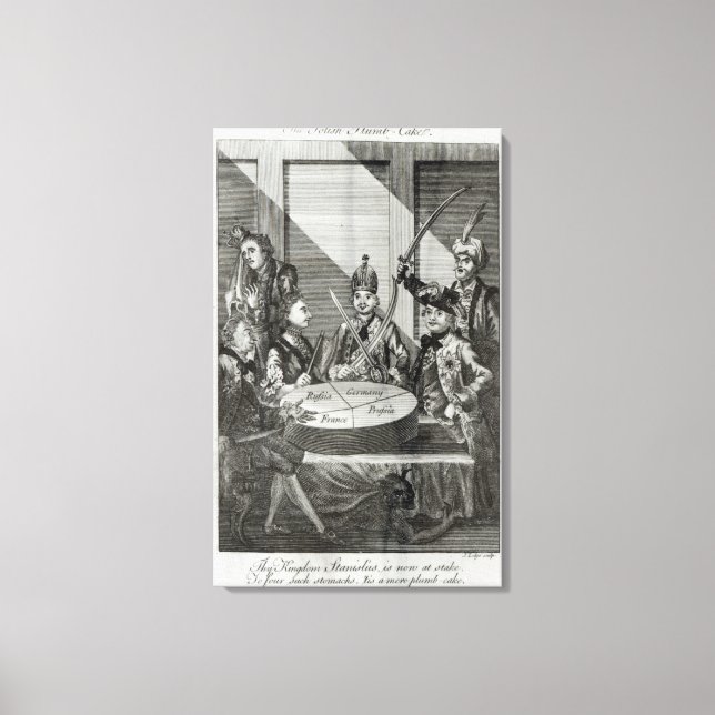 The Polish Plumb Cake, c.1772 Canvas Print (Front)