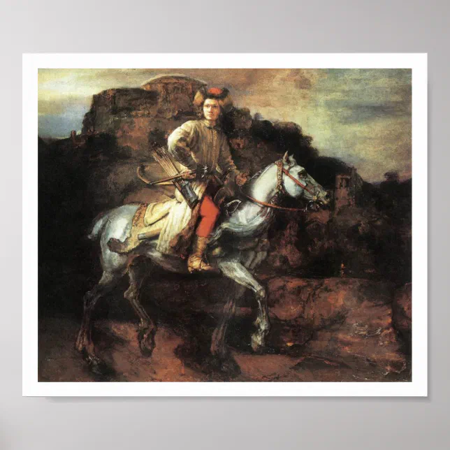 The Polish Rider Vintage Art Print Poster | Zazzle