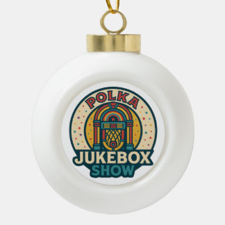 The Polka Jukebox Snowflake Framed Ornament