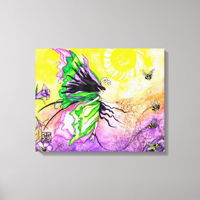 The Pollinatin Prominade Canvas Print (Front)