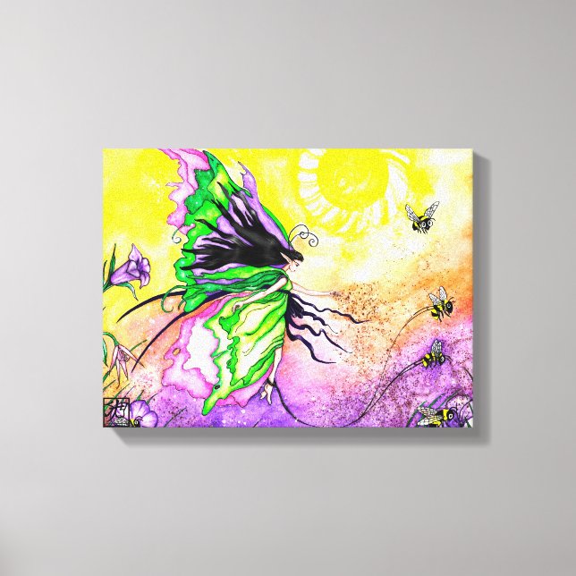 The Pollinatin Prominade Canvas Print (Front)