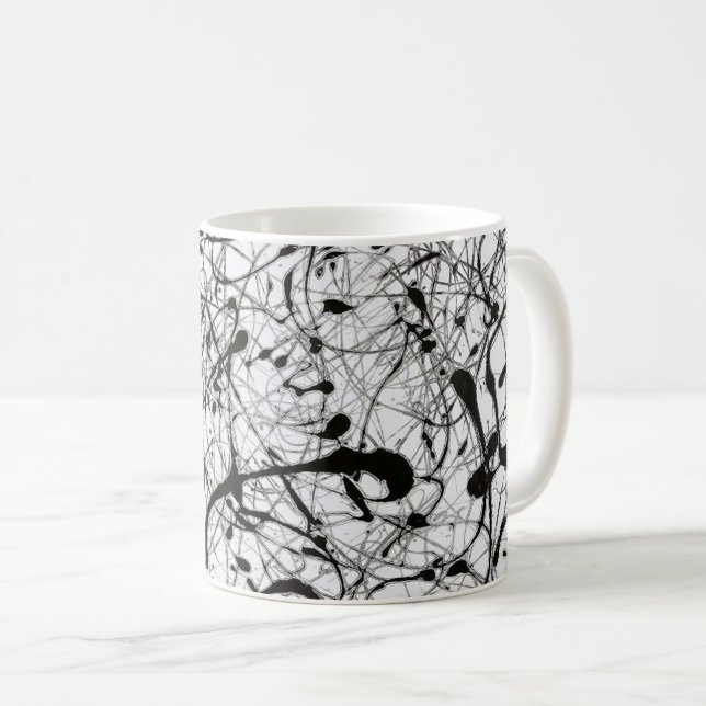 The Pollock's Mug - Number 4 - Art Mug Series  (Front Right)