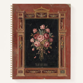 The Pompeian Rose: Ancient Roman Fresco Floral Notebook