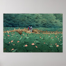 The Pond at Benten Shrine in Shiba