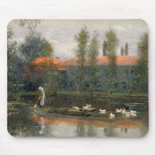 The Pond of William Morris Works at Merton Abbey ( Mouse Mat