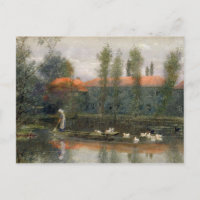 The Pond of William Morris Works at Merton Abbey (