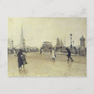 The Pont Corneille, Rouen, 1891 Postcard