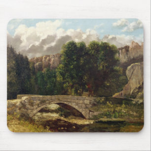 The Pont de Fleurie, Switzerland, 1873 Mouse Mat