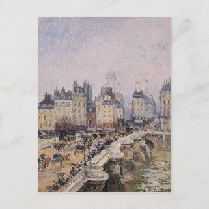 The Pont Neuf 2 by Camille Pissarro Postcard