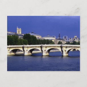 The Pont-Neuf is Paris' oldest bridge, France Postcard