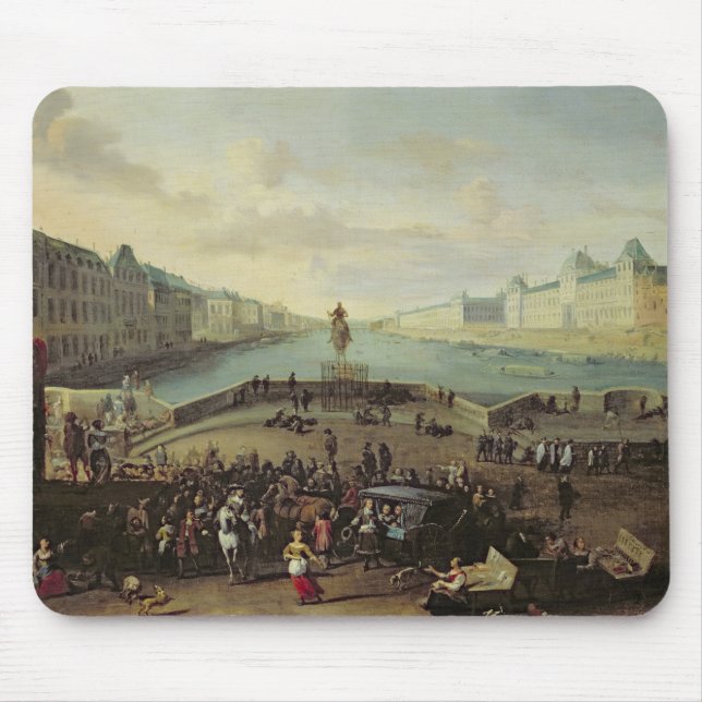 The Pont Neuf, Paris, 1665-69 Mouse Mat (Front)