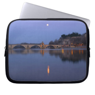 The Pont St. Benezet bridge in Avignon on the Laptop Sleeve