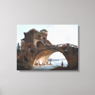 The Ponte Salario Canvas Print