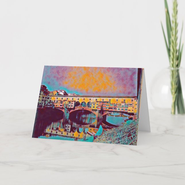 The Ponte Vecchio Card (Front)