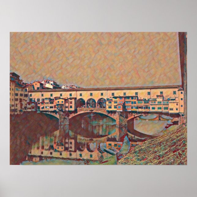 The Ponte Vecchio Card Poster (Front)