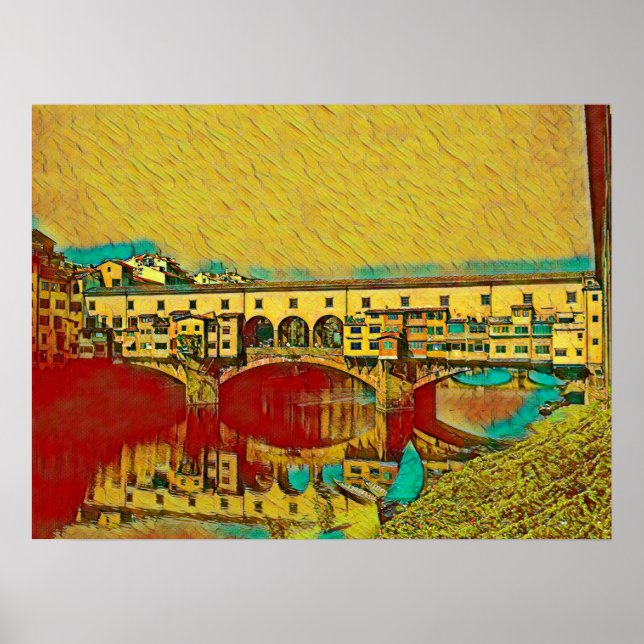 The Ponte Vecchio Card Poster (Front)