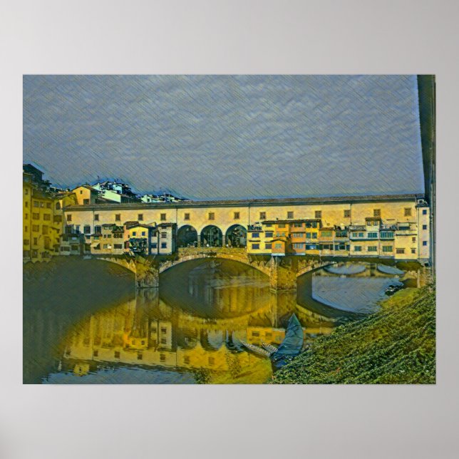 The Ponte Vecchio Card Poster (Front)