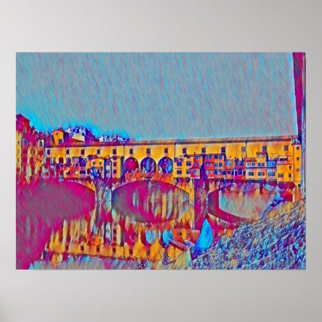 The Ponte Vecchio Card Poster (Front)